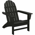 Polywood Vineyard Black Adirondack Chair 633AD400BL